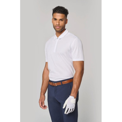 Polo de desporto com 1/2 fecho de homem